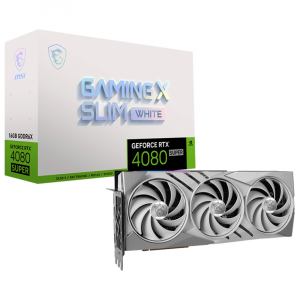 MSI GeForce RTX 4080 SUPER GAMING X SLIM WHITE 16GB Video Card